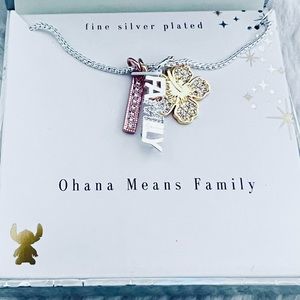 Disney - Ohana Means Family - Stitch Necklace